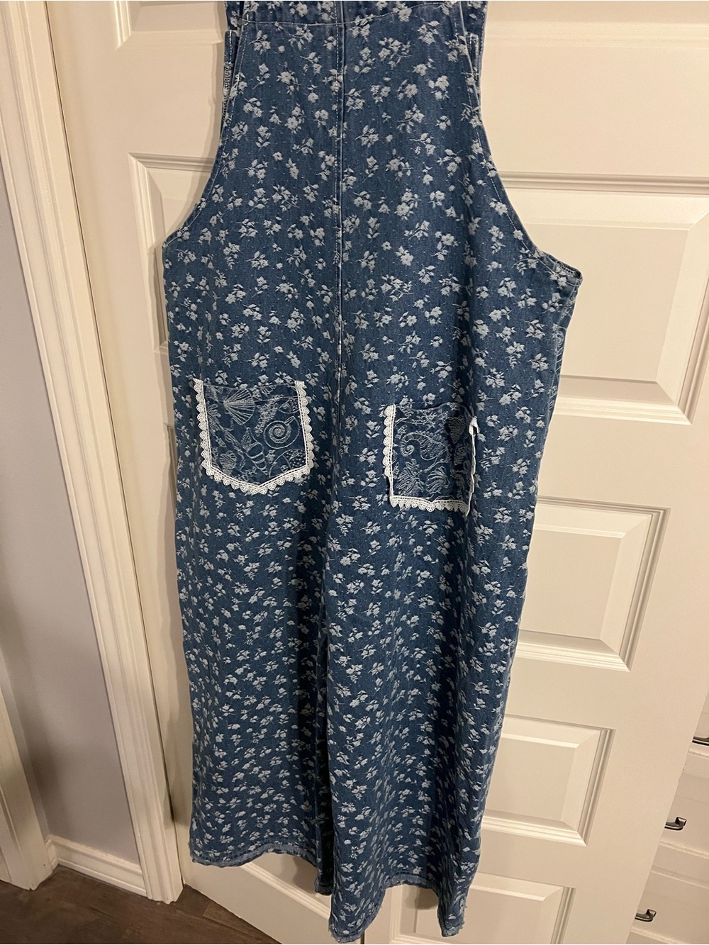 Dani & Dani wide leg coastal floral denim overall - Picture 4 of 14